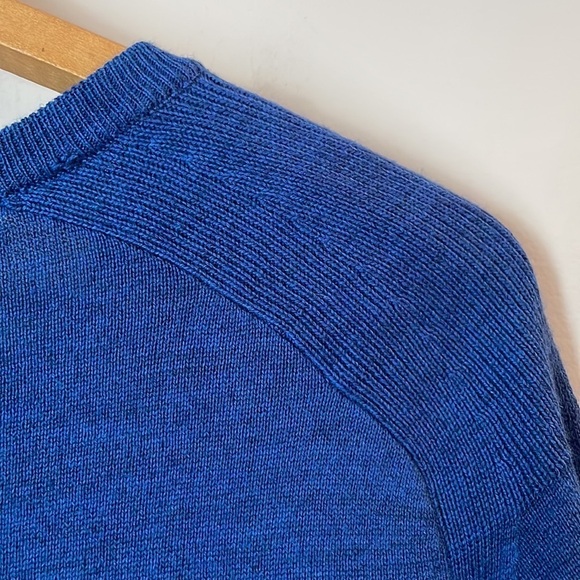 Express Men Wool Blend Sweater SZ XXL V-Neck Blue Soft and Stretchy - Picture 9 of 15